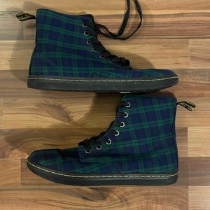 Dr Martens Canvas Boots Tartan